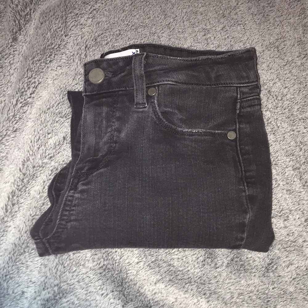 Faded black jeans